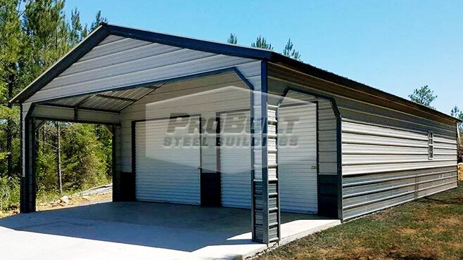 26x41 Vertical Roof Utility Garage