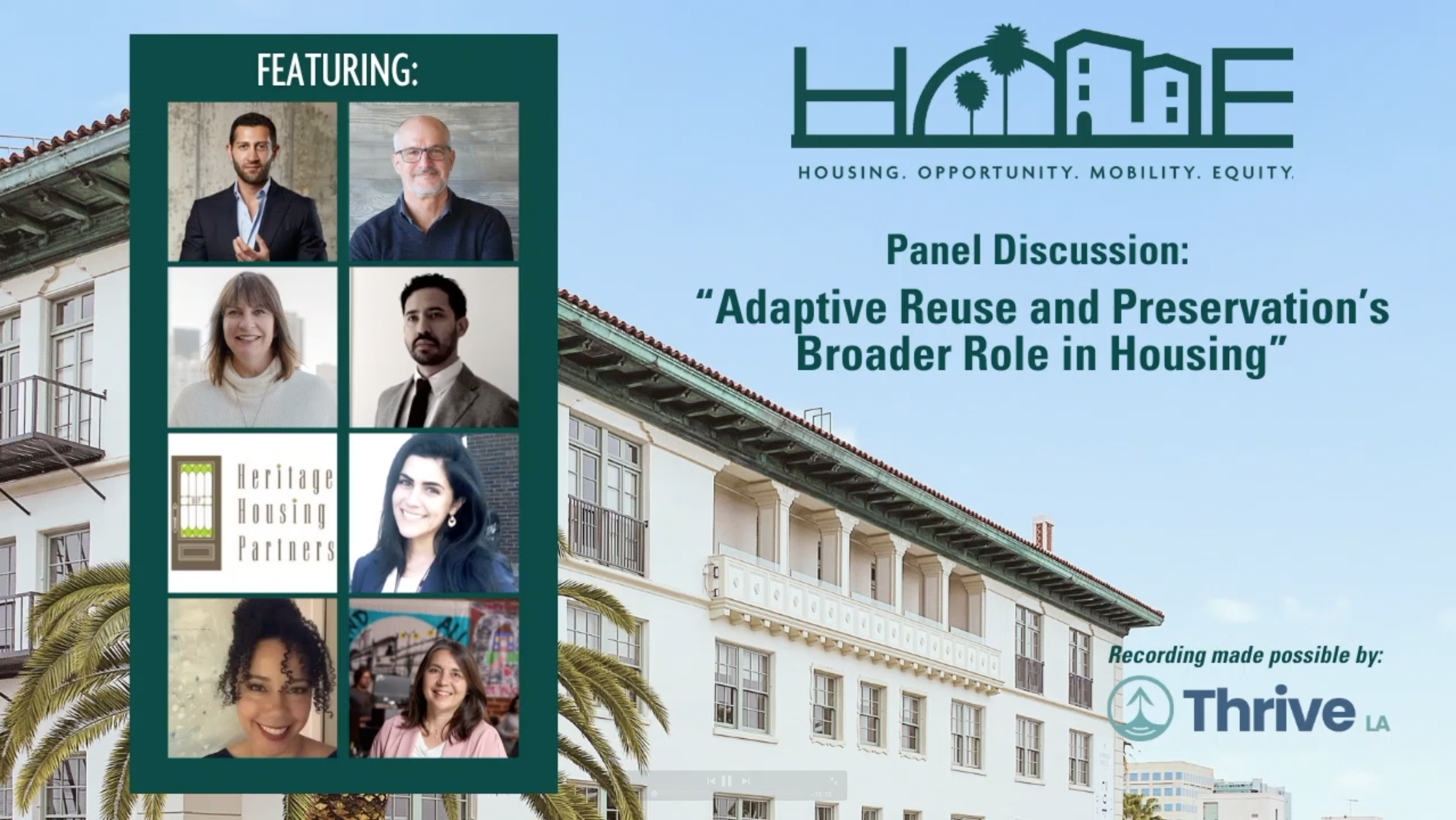 LA Conservancy Adaptive reuse panel