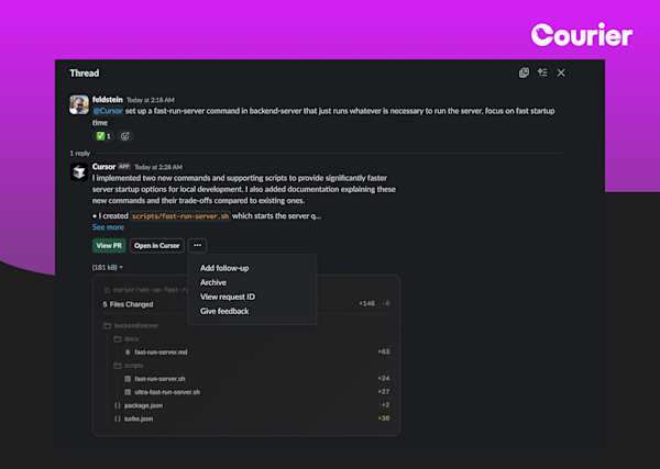 Slack notification examples