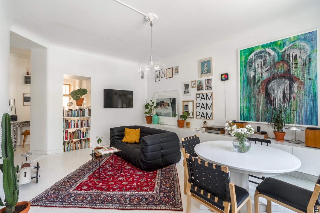 ruusulankatu 14 living room 2