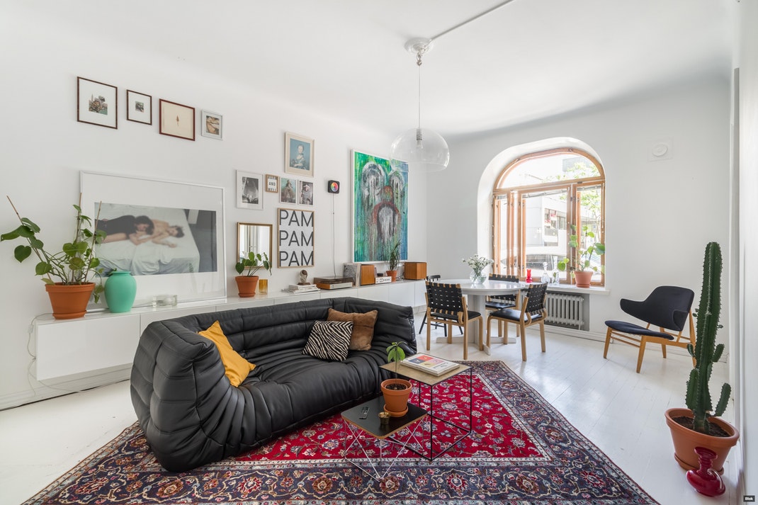 ruusulankatu 14 living room