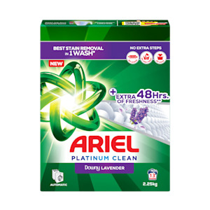 Ariel Platinum Clean Powder - Downy Lavender