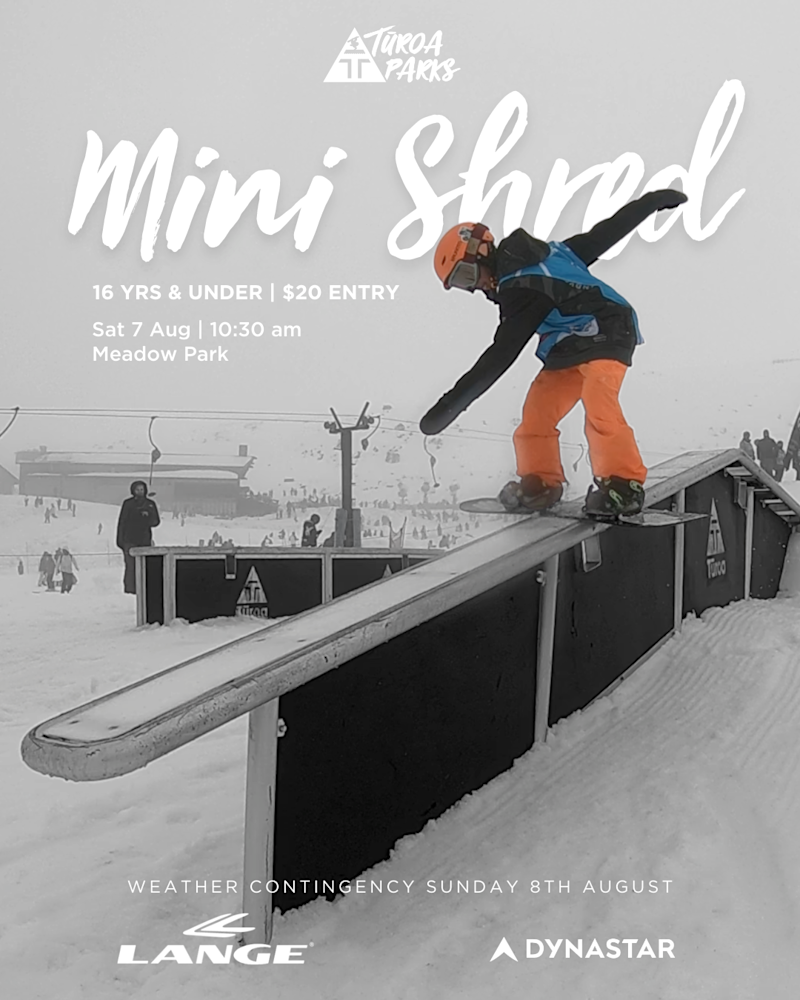Tūroa Parks Mini Shred - 16 and Under thumbnail