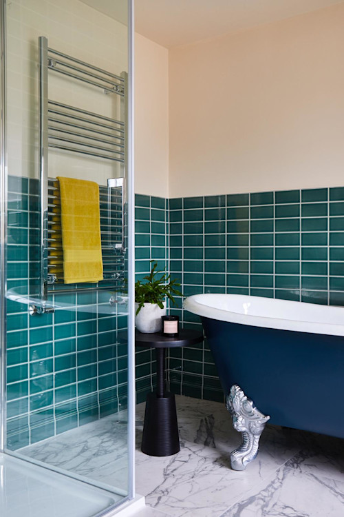 Ensuite by North London Interior Designer Andrew Jonathan Griffiths