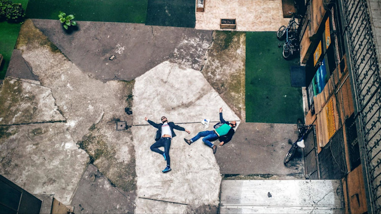 A fall accident.