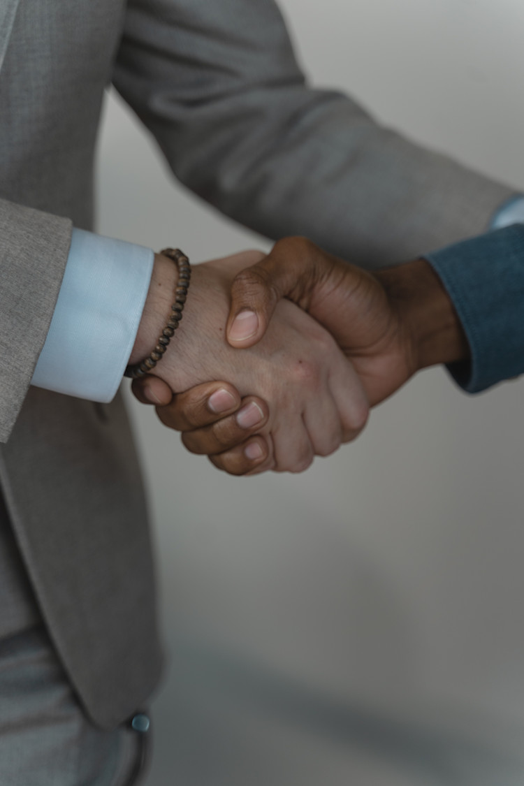 Two people Shaking Hands
