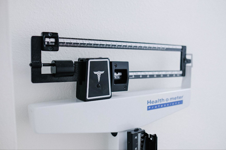 A medical scale.