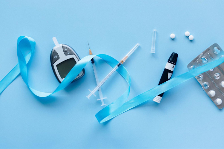 Diabetes equipment.