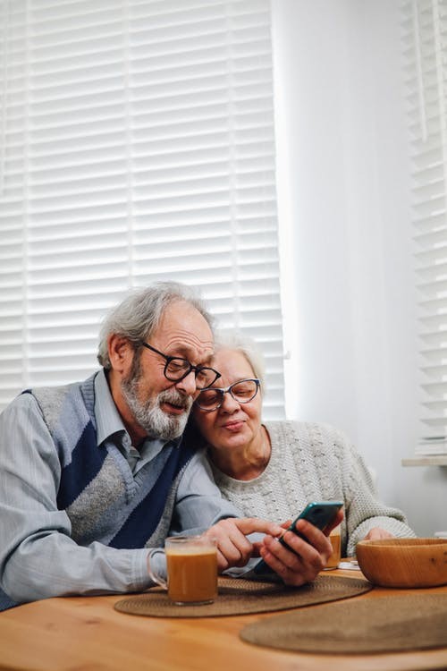 An elderly couple changing their Medicare Supplement Plans.