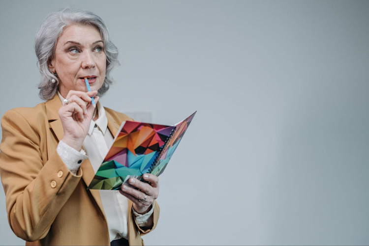 A woman deciding whether to invest with her Variable life Insurance or not.