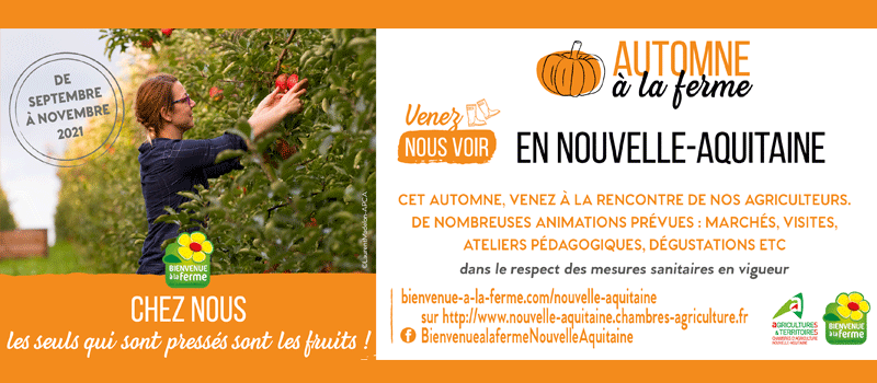 Automne à la ferme 2021 - visites