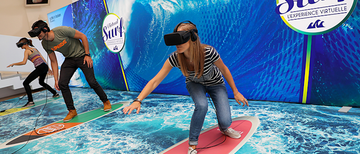 Virtual surf - Cité de l'Océan Biarritz