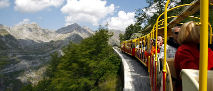 Train d’Artouste au sommet des Pyrénées béarnaises