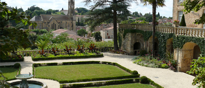 Terrasses des jardins de Fumel