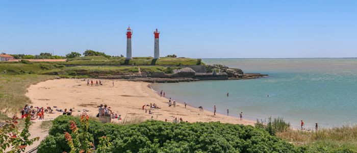 Rochefort océan île d'Aix - plage anse croix phare