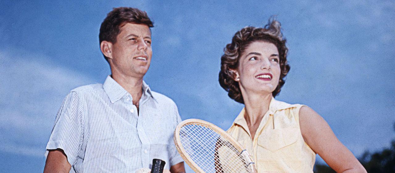 Jackie & JFK tennis