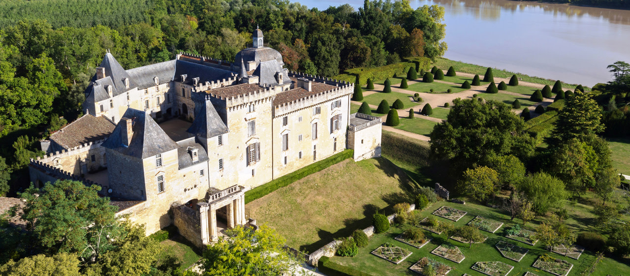 Château de Vayres - Vue Aérienne