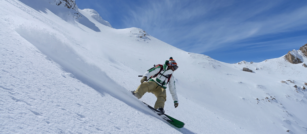 Splitboard au vallon de Soques vers Artouste Splitboard au vallon de Soques vers Artouste