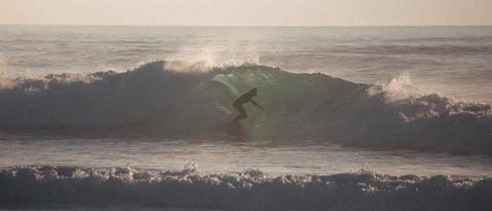 Surfing at Plage de la Salie-Nord