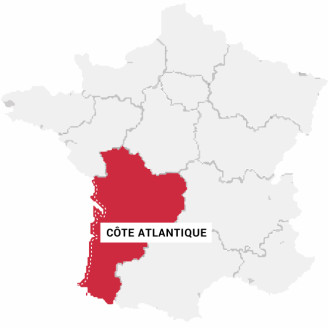Côte Atlantique - Carte