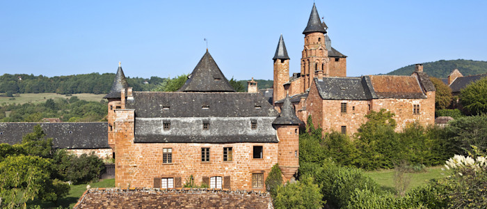 Panoramic view of Collonges-la-rouge