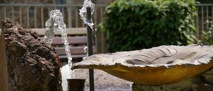 Fontaine au château de Rochechouart