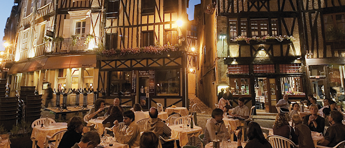 Limoges - Place Saint-Aurélien de nuit