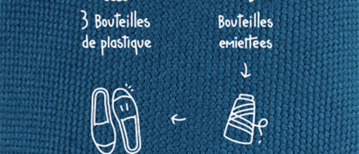 processus de recyclage, espadrilles angarde, france