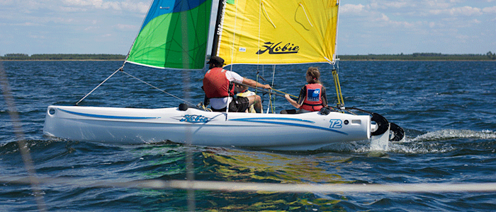 Handi-voile - Club de voile au lac de Bombannes