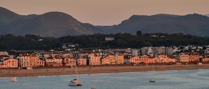 Saint Jean de Luz - coucher du soleil