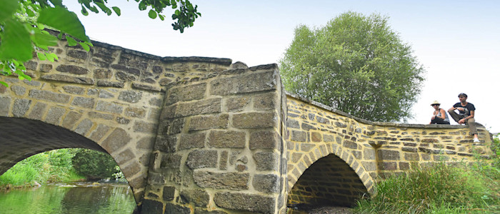 Vieux pont à Bourganeuf