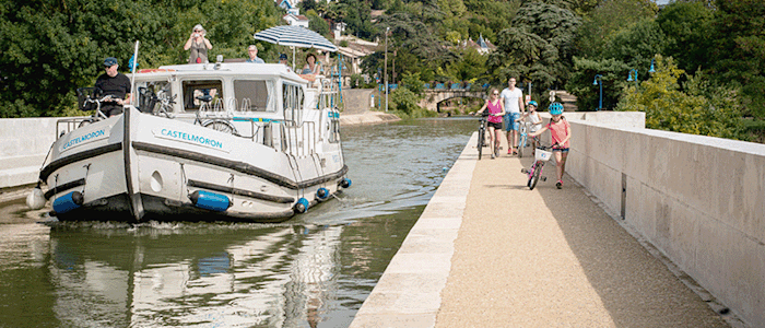 Canal des 2 Mers, pont canal d'Agen