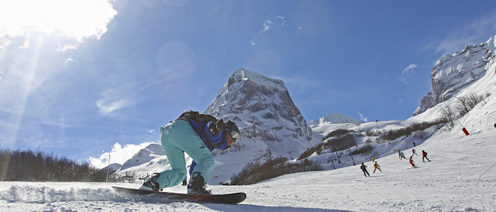 Dévalez les pentes de la station de ski de Gourette