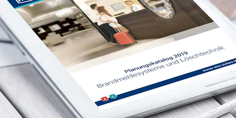 Produktkatalog 2019: Brandmeldesysteme und Löschtechnik