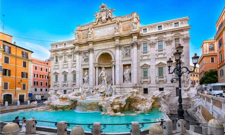 Arrive in Rome