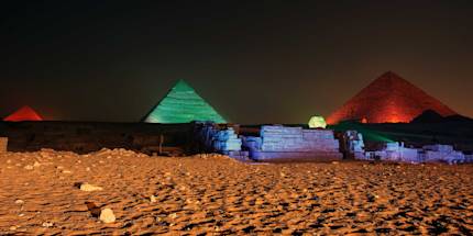 Sound and Light Show at Giza Pyramids Sound and Light Show at Giza Pyramids