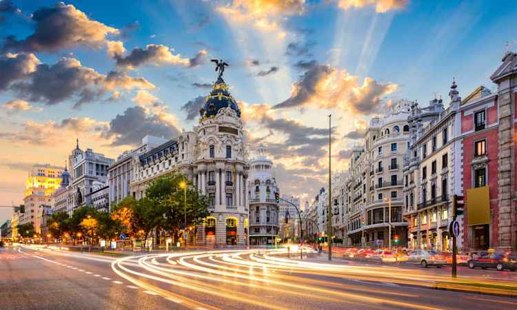 Arrive in Madrid
