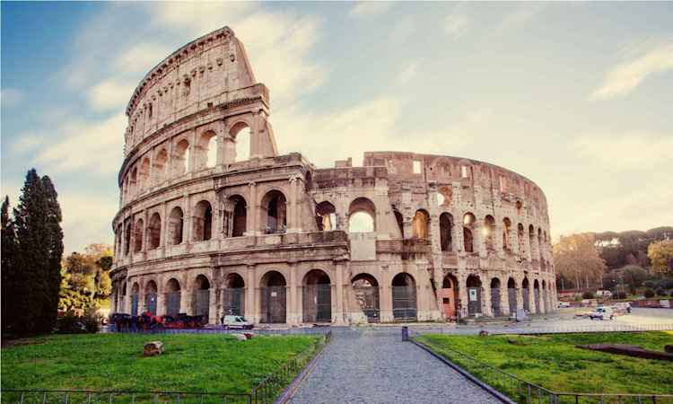 Arrive in Rome