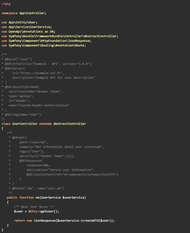 contrôleur PHP 7.3