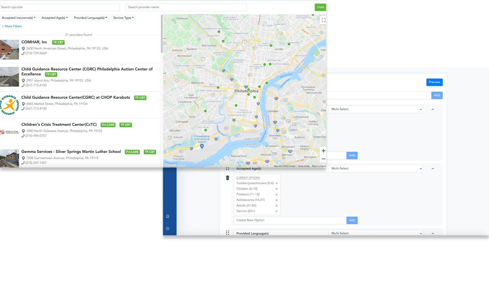 Mapscout Fall 2020: Header screenshot