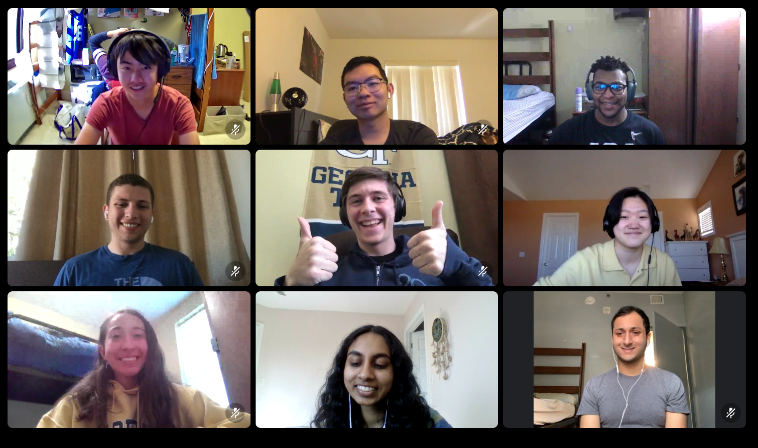 Despite not being able to meet in person, the Ray team bonded over a shared love of sleep, dark mode, and Among Us!