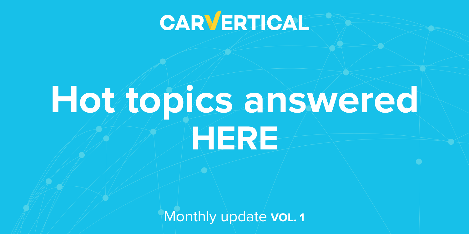 Monthly update vol. 1: June