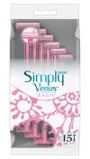 Simply Venus 2 Basic Rasoio Usa & Getta 15ct