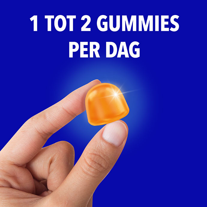 1 tot 2 gummies per dag