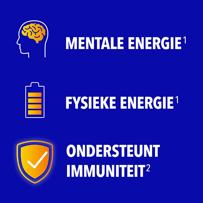 Mentale energie, Fysieke enerige, Ondersteunt immuniteit