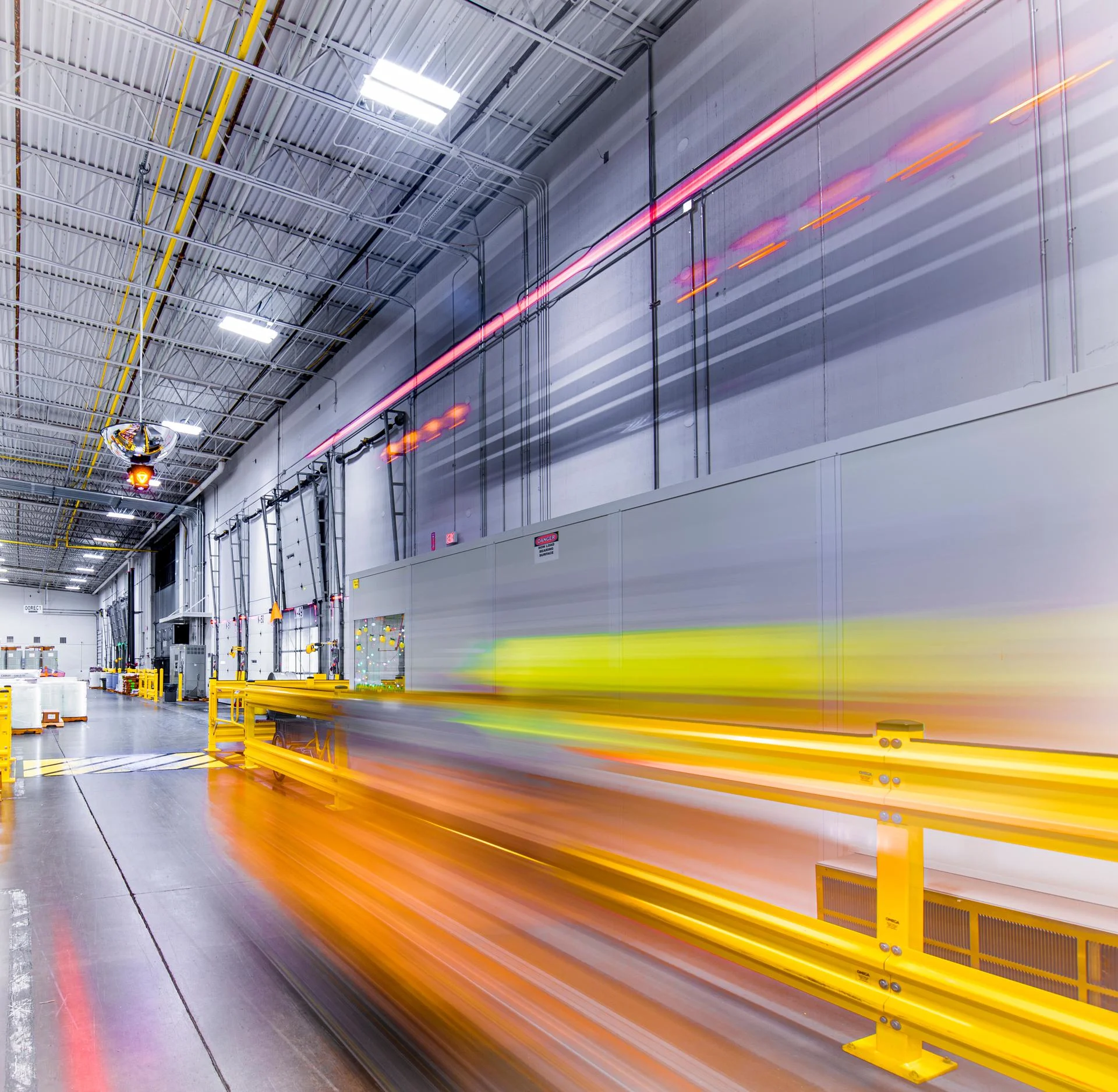Abstract Industrial Facility, representing Industry, Technology, future state-of-the Art