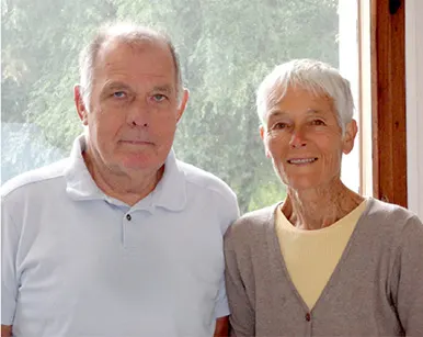 Professor Yves Pomeau and Martine Le Berre