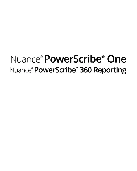 Nuance PowerScribe logos