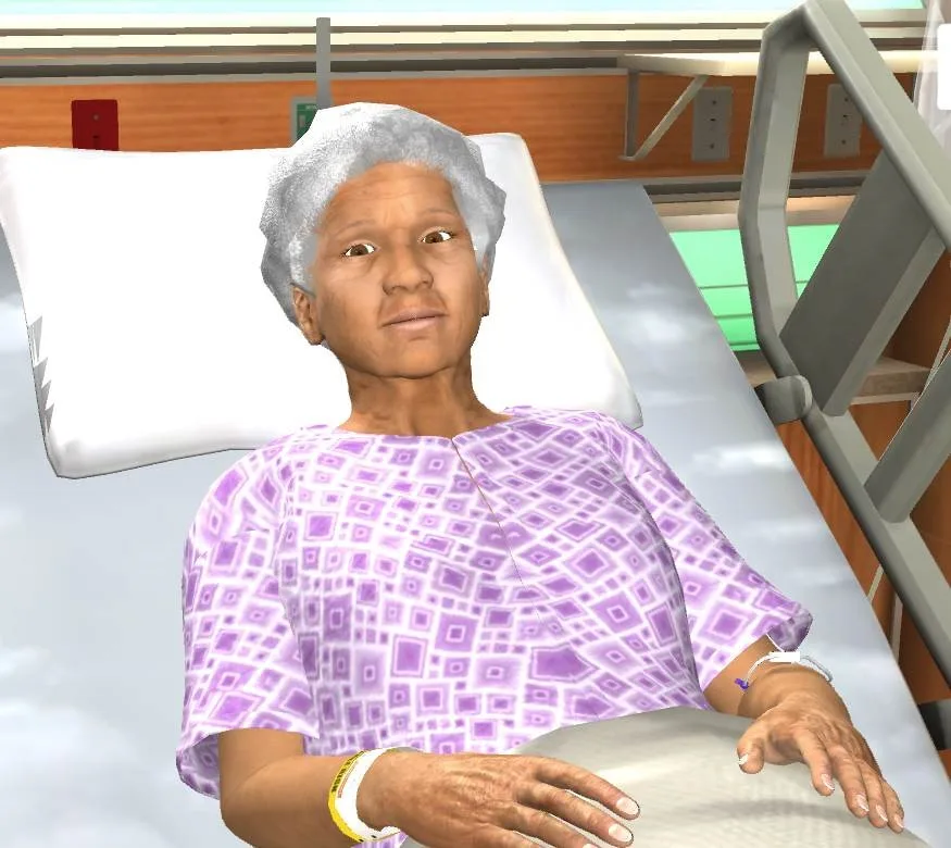 Virtual patient Abigail Harris