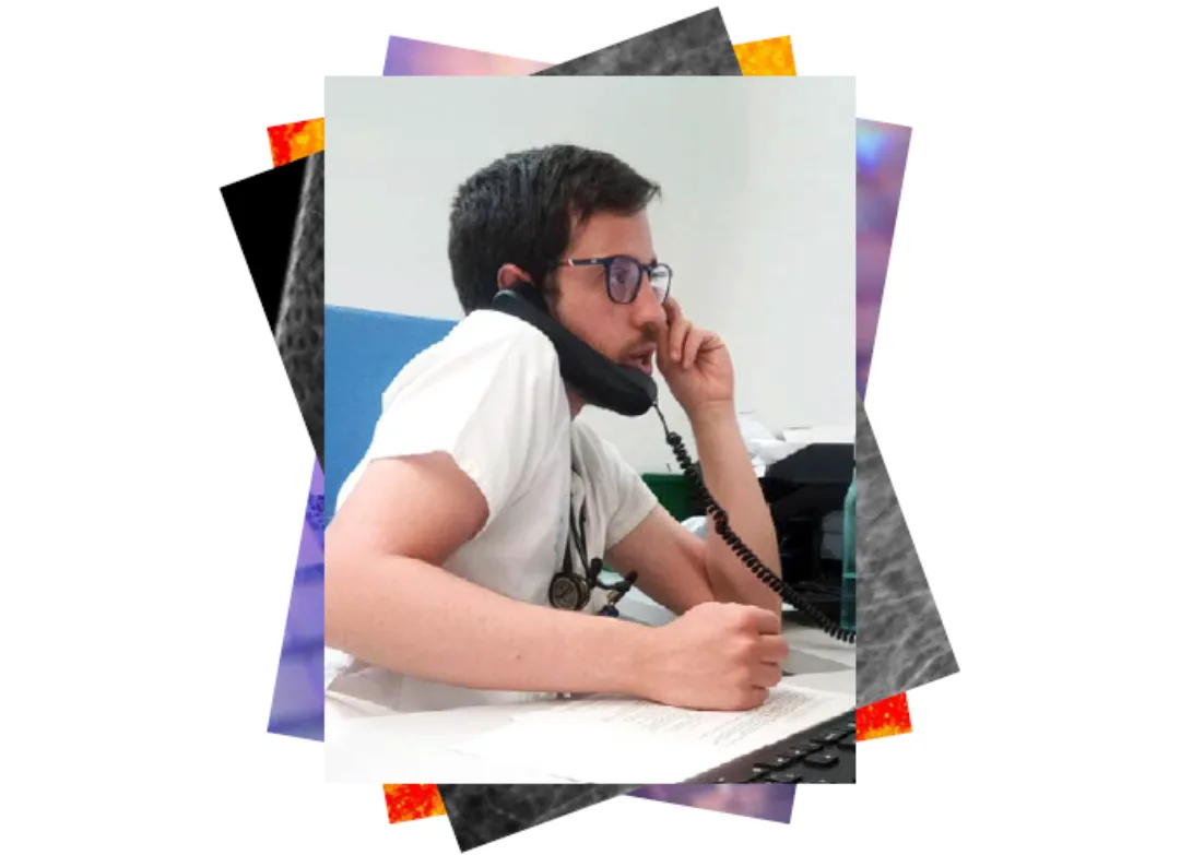 Photo of Dr Juanjo Paterna with ClinicalKey UI element